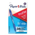 Pens | Paper Mate 2083008 Profile Bold 1.4 mm Retractable Ballpoint Pen - Blue (36/Pack) image number 0