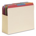 File Folders | Smead 75160 5.25 in. Expansion Letter Size End Tab TUFF Pockets - Manila (10/Box) image number 1