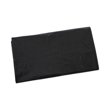 Boardwalk H8046HBK 40 in. x 46 in. 45 gal. 0.7 mil Linear Low Density Industrial Flat Pack Can Liners - Black (100/Carton)
