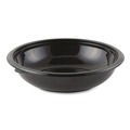 Food Trays, Containers, and Lids | Anchor 4548432 32 oz. 8-1/2 in. x 2.14 in. Plastic Diameter Crystal Classics Bowl - Black (300/Carton) image number 1