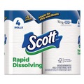 Toilet Paper | Scott 47617 1-Ply Septic Safe Rapid-Dissolving Toilet Paper - White (48/Carton) image number 0