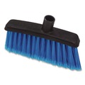 Brooms | Carlisle 4685314 12 in. Duo-Sweep Flagged Light Industrial Broom Head - Blue/Black image number 1