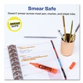 Highlighters | Avery 24050 HI-LITER Desk-Style Chisel Tip Highlighters - Fluorescent Orange Ink/Black Barrel (1-Dozen) image number 3