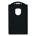Label & Badge Holders | Advantus 75657 2.38 in. x 3.68 in. Vertical ID Card Holders - Black (25/Pack) image number 0