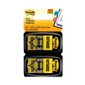 Page Flags | Post-it Flags 680-NZ2 1 in. Notarize Arrow Message Page Flags - Yellow (100/Pack) image number 0