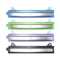 Staple Punches | McGill MCG600AS 1/4 in. Holes 3-Hole 6-Sheet Trident Binder Punch - Assorted Colors image number 0