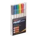 Permanent Markers | uni-ball 63720 Fine Bullet Tip Permanent Marker - Assorted Colors (6/Set) image number 0