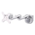 Office Electronics & Batteries | Tripp Lite DMSW1332LTAA Dual-Extension Monitor Mount for Slat Wall System for 32-in TVs 4.9w x 4.7d x 20.5h Silver Supports 22 lb image number 0