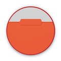 File Folders | Smead 10259 0.75 in. Expansion Interior File Folders - Orange/Letter Size (100/Box) image number 5