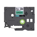 Tapes | Brother P-Touch TZE721CS Tze Laminated Removable Label Tapes, 0.35-in X 26.2 Ft, Black On Green image number 1