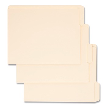 Smead 24130 0.75 in. Expansion End Tab File Folder - Manila/Letter Size (100/Box)