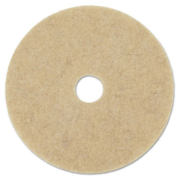CLEANING AND SANITATION ACCESSORIES | Boardwalk BWK4020NHE Natural Hog Hair 20 in. Diameter Burnishing Floor Pads (5-Piece/Carton)