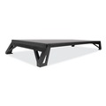 Office Electronics & Batteries | Allsop 32511 24 in. x 11 in. x 2 in. to 3 in. Supports 30 lbs. Lo Riser Monitor Stand for 32 in. Monitors - Black image number 0