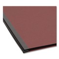 File Folders | Smead 14031 6-Section Pressboard Top Tab Classification Folders with 6 SafeSHIELD Fasteners - Letter Size/Bright Red (10/Box) image number 3