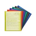 File Folders | Smead 89669 9.75 x 11.63 Poly Side-Load Fold-Over Closure Envelopes - Assorted Colors (6/Pack) image number 0