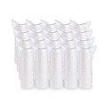 Just Launched | Dart 8SJ32 8 oz. 4.63 in. Diameter x 1.13 in. Height Squat Foam Container - White (500/Carton) image number 4
