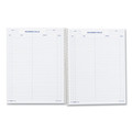 Notebooks & Pads | Rediform 50111 11 in. x 8.5 in. One-Part (No Copies) Wirebound Call Register image number 3