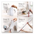 Cleaning Brushes | O-Cedar 172172PK Flex and Catch Duster Heavy-Duty Refills - White (5/Pack) image number 1