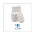 Just Launched | Boardwalk BWK30LAG250 2.5 lbs. Capacity Paper Food Baskets - Red/White (500/Carton) image number 6