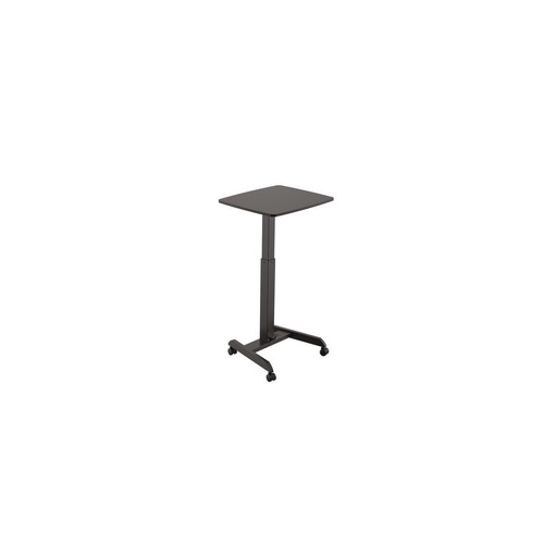 Office Desks & Workstations | Kantek STS300B 23.5 in. x 20.5 in. x 29.75 in. to 44.25 in. Mobile Sit-to-Stand Desk - Black image number 0