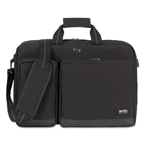 Office & Office Supplies | SOLO UBN310-4 Urban 5 in. x 17.25 in. x 17.24 in. Polyester Hybrid Briefcase Fits Devices Up to 15.6 in. - Black image number 0