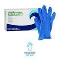 Disposable Gloves | Boardwalk 395LBXA 5 mil Disposable General-Purpose Powder-Free Nitrile Gloves - Large, Blue (100/Box) image number 4