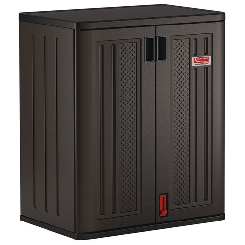 Office Filing Cabinets & Shelves | Suncast Commercial BMCCPD3600 30 in. x 20.25 in. x 36 in. Base Storage Cabinet - Gray image number 0