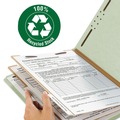 File Folders | Smead 19022 2 in. Expansion Recycled Pressboard Classification Folders - Gray-Green/Legal Size (10/Box) image number 1