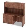 Office Desks & Workstations | Alera ALEVA256624WA Valencia Series 65 in. x 23.63 in. x 29.5 in. Credenza Shell - Modern Walnut image number 10