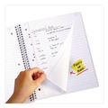 Back to School Sale | Five Star 930010 10.5 in. x 8.63 in. Sheets Wide/Legal Rule 1-Subject Wirebound Notebook - Black Cover image number 2