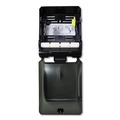 Paper Towel Holders | Boardwalk BWK29GREEN 12.31 x 9.31 x 15.94 Xtra Mechanical Hands-Free Towel Dispenser - Black (1/Carton) image number 3