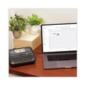 Label Makers | Brother P-Touch PTD610BT P-Touch 10.2 in. x 4.8 in. x 12.6 in. 30 mm/s Print Speed Business Professional Connected Label Maker image number 6