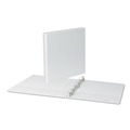 Back to School Sale | Universal UNV20742 11 in. x 8.5 in. 1 in. Capacity 3 Rings Slant D-Ring View Binder - White image number 3