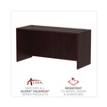 Office Desks & Workstations | Alera ALEVA256024MY Valencia Series 59.13 in. x 23.63 in. x 29.5 in. Credenza Shell - Mahogany image number 7