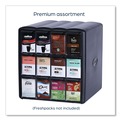 Desk Accessories & Office Organizers | FLAVIA 25200002 15.2 in. x 17.2 in. x 16.3 in. 12-Compartments Four Column Merchandiser - Black image number 1