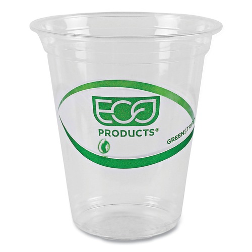  | Eco-Products EP-CC16-GS 16 oz. GreenStripe Renewable and Compostable Cold Cups - Clear (20 Packs/Carton) image number 0