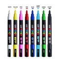 Back to School Sale | uni-ball PC3M8C Fine Bullet Tip Water-Based Paint Markers - Assorted Colors (8/Pack) image number 4