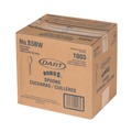  | Dart S5BW Bonus Polypropylene Cutlery 5 in. Teaspoon - White (1000/Carton) image number 2
