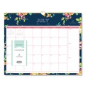 Bulletin Boards | Blue Sky 107934 15 in. x 12 in. 12-Month (Jul 2025-Jun 2026) Day Designer Peyton Academic Wall Calendar - White/Navy Sheets image number 0