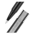 Pens | uni-ball 2013565 0.5 mm Stick Roller Ball Pen - Black Ink/Black Barrel/Extra-Fine (72/Pack) image number 4