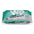 Cleaners & Chemicals | Carlisle 37701 WipesPlus 7 in. x 8 in. 1-Ply Disinfecting Surface Wipes - Lemon/White image number 0
