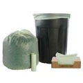 Trash Bags | Stout by Envision E3348E85 32 Gallon 0.85 mil 33 in. x 48 in. EcoSafe-6400 Bags - Green (50/Box) image number 5