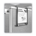 Filing & Folders | Quartet OFD Three-Pocket Hanging File Pocket with Dry Erase Board - Letter, Black image number 3