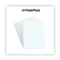 Notebooks & Pads | Universal UNV11000 8.5 in. x 11 in. Glue Top Pads - Legal Rule, White (1 Dozen) image number 4