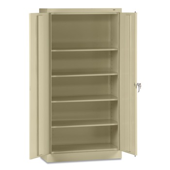 Tennsco 7218-CPY 30 in. x 18 in. x 72 in. Assembled High Standard Cabinet - Putty