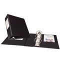 Binders | Avery 27554 8.5 in. x 5.5 in. 2 in. Capacity 3 Rings Mini Size Durable Non-View Binder with Round Rings - Black image number 0