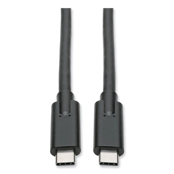 OFFICE ADAPTERS AND CHARGERS | Tripp Lite U420-006-5A 6 ft. USB Type-C (USB-C) to USB Type-C (M/M) 5 A USB 3.1 Gen 1 (5 Gbps) Cable - Black