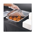  | Boardwalk BWKLIDSTEAMFL 12.88 in. x 20.81 in. x 0.63 in. Aluminum Steam Table Pan Lids (50/Carton) image number 5