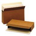 File Folders | Smead 73208 3.5 in. Expansion Letter Size Easy Grip Pockets - Redrope (25/Box) image number 4