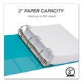 Binders | Samsill U86877 Earth's Choice Plant-Based Economy 11 in. x 8.5 in. 3-Ring View Binders with 3 in. Capacity - Teal (2/Pack) image number 1